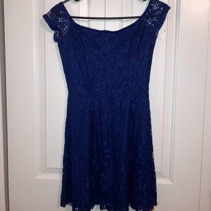 Blue Lace Dress
